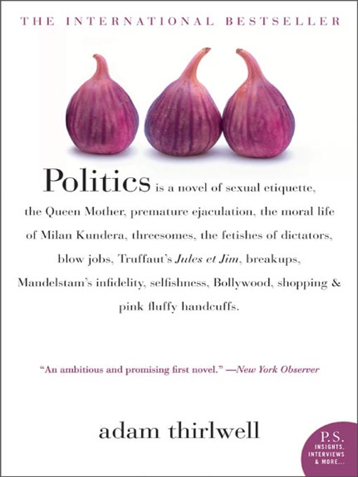 Title details for Politics by Adam Thirlwell - Available